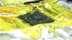 محل نصب چیپ روی مادربرد که اطرافش پوشانده شده-soldering